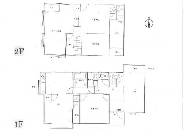 Floor plan. 11.8 million yen, 4LDK, Land area 177.7 sq m , Building area 140.36 sq m 4LDK