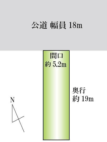 Compartment figure. Land price 6,286,000 yen, Land area 103.93 sq m compartment view