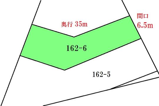 Compartment figure. Land price 12,150,000 yen, Land area 268.42 sq m