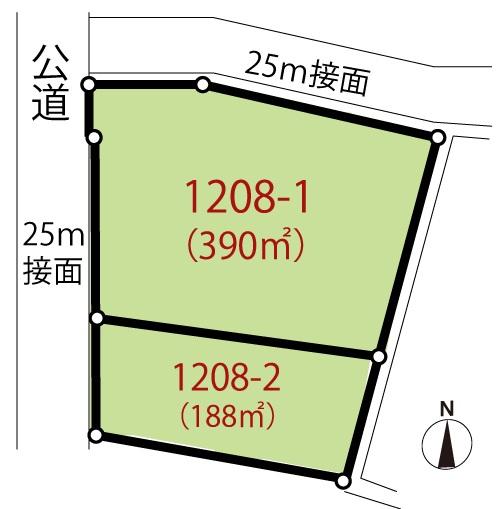 Compartment figure. Land price 16 million yen, Land area 578 sq m