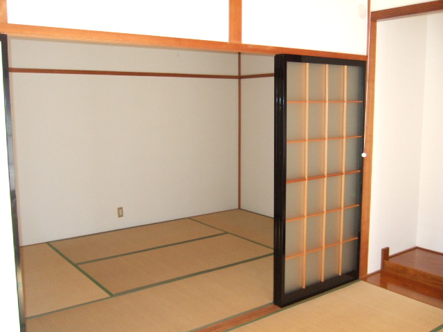 Living and room. 6-mat Japanese-style room × 6-mat Japanese-style room