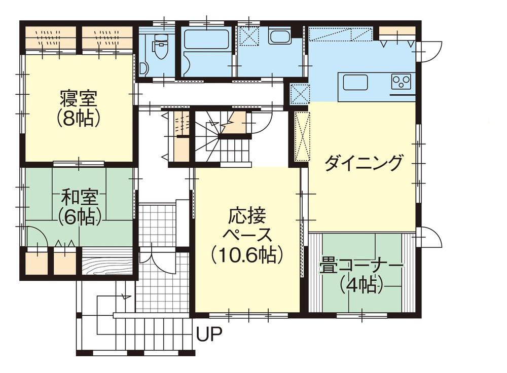 Floor plan. 46,500,000 yen, 7LDK + S (storeroom), Land area 268.73 sq m , Building area 312.96 sq m 1 floor