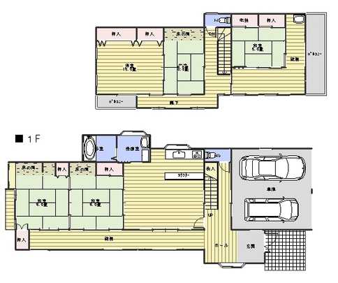Floor plan. 27 million yen, 5LDK, Land area 272.22 sq m , Building area 209.41 sq m