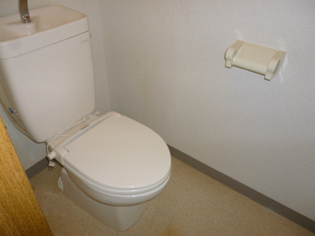 Toilet. Same type of floor plan reference photograph