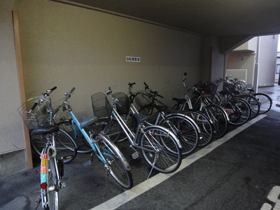 Other common areas. There are bicycle parking lot