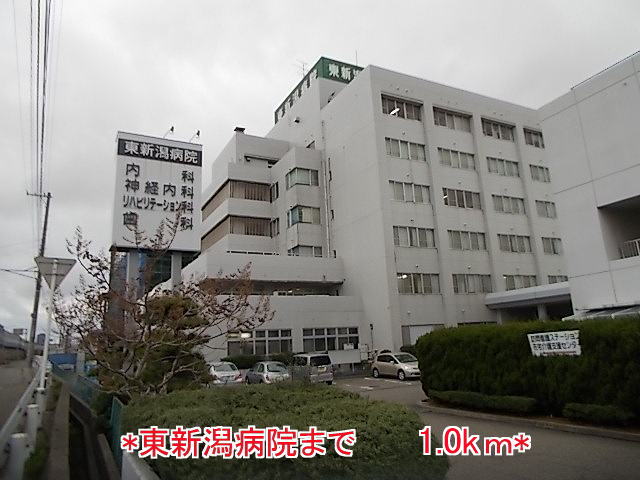 Hospital. 1000m to the east, Niigata hospital (hospital)