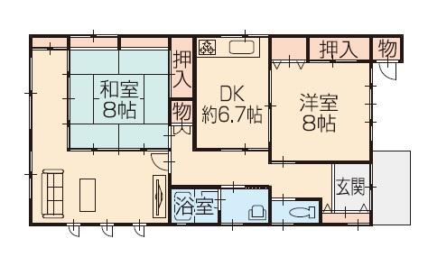 Floor plan. 12,597,000 yen, 3DK, Land area 148.76 sq m , Building area 84.85 sq m