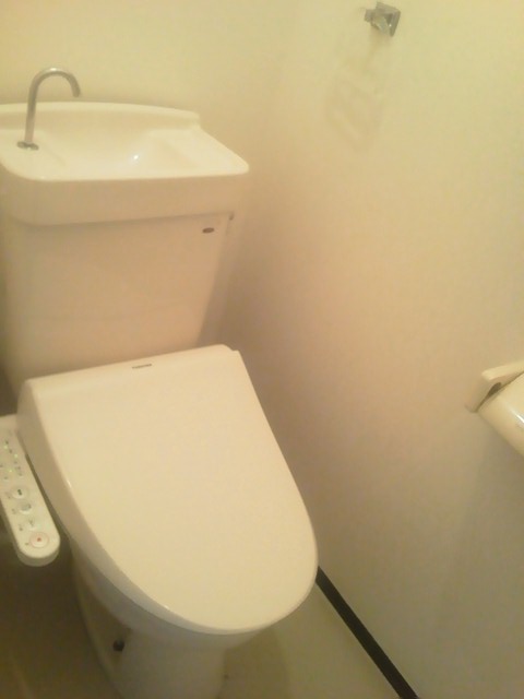 Toilet. Unused cleaning toilet seat Toshiba