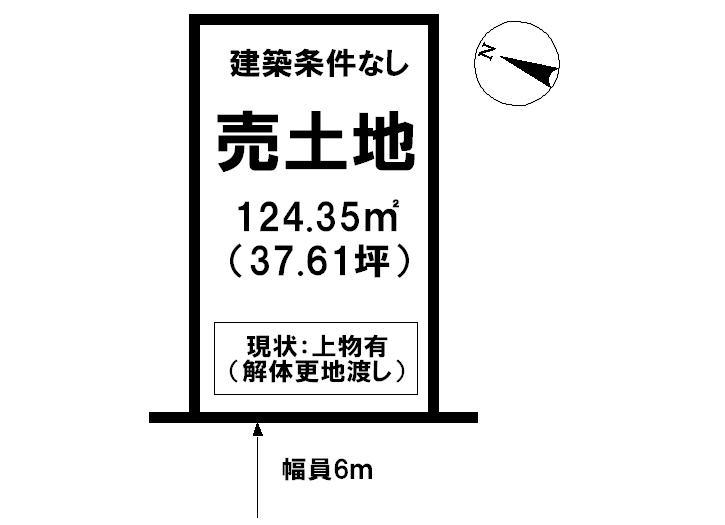 Compartment figure. Land price 16 million yen, Land area 124.35 sq m