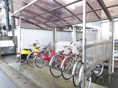 Other common areas. bicycle parking space