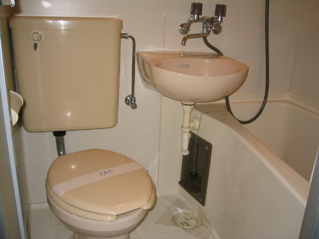 Toilet. Unit 3-piece set
