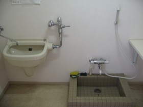 Other common areas. Pet toilet ・ Foot washing place