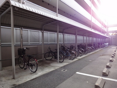 Other common areas. bicycle parking space