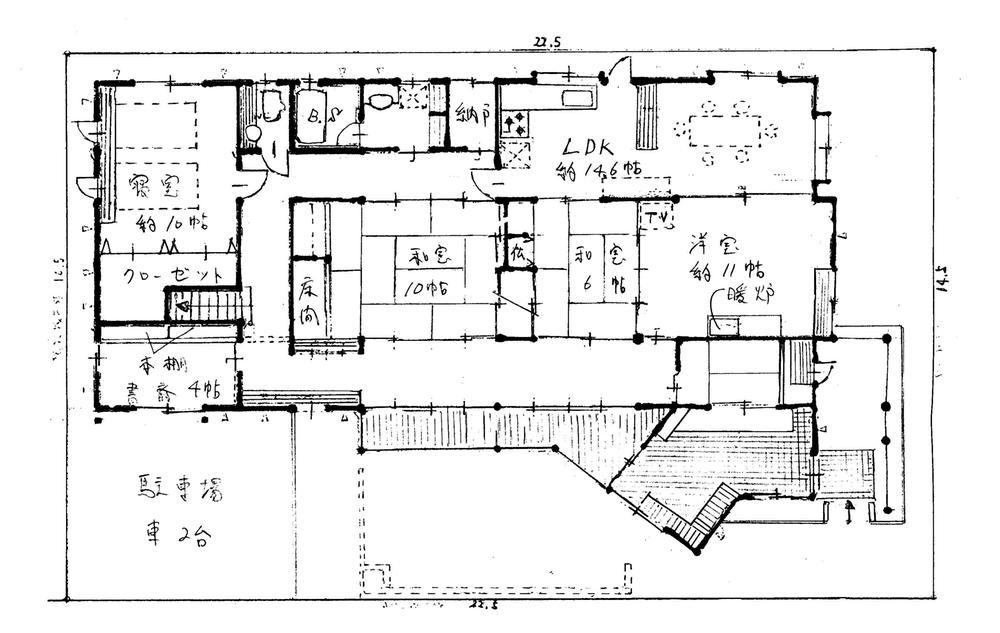 Floor plan. 35 million yen, 6LDK, Land area 321.36 sq m , Building area 199.61 sq m 1 floor