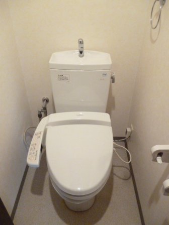 Toilet. Same type of floor plan reference photograph