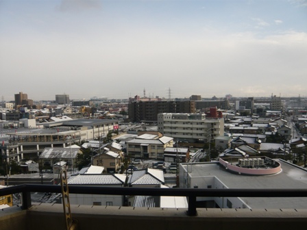 Balcony. Is a view from the other room. 