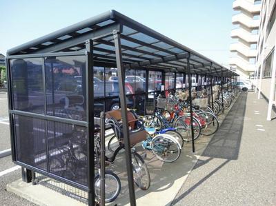 Other common areas. Is a bicycle parking lot