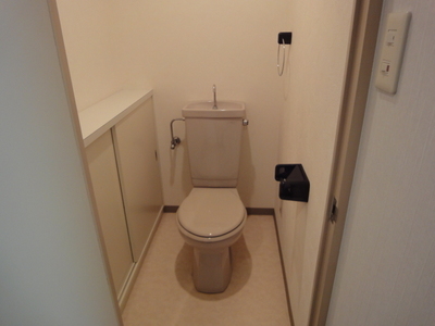 Toilet. There is also a storage! 