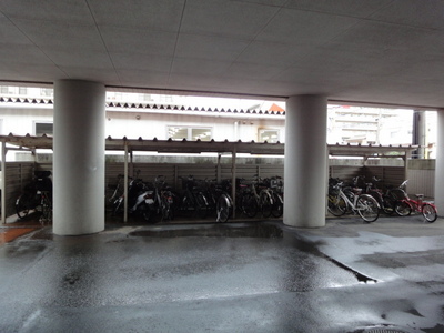 Other. Bicycle parking lot with a roof