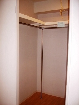 Receipt. Walk-in closet of a large capacity