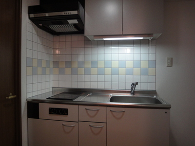 Kitchen. There are electric stove 2-neck