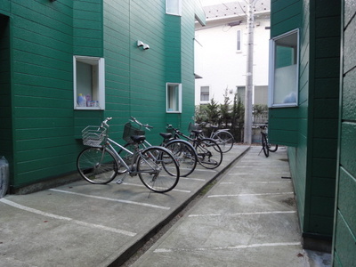 Other common areas. There is bicycle storage