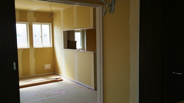Non-living room. It is a state in the interior construction work