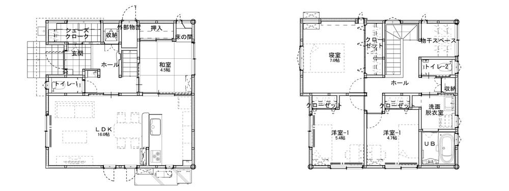 Floor plan. 28,650,000 yen, 4LDK, Land area 132.69 sq m , Building area 132.69 sq m