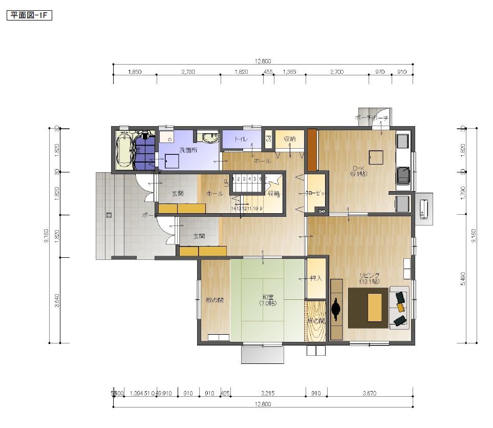 Floor plan. 35 million yen, 4LDK, Land area 191.5 sq m , Building area 199.7 sq m 1 floor