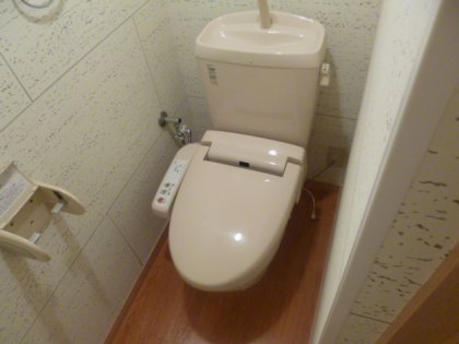 Toilet. With Washlet