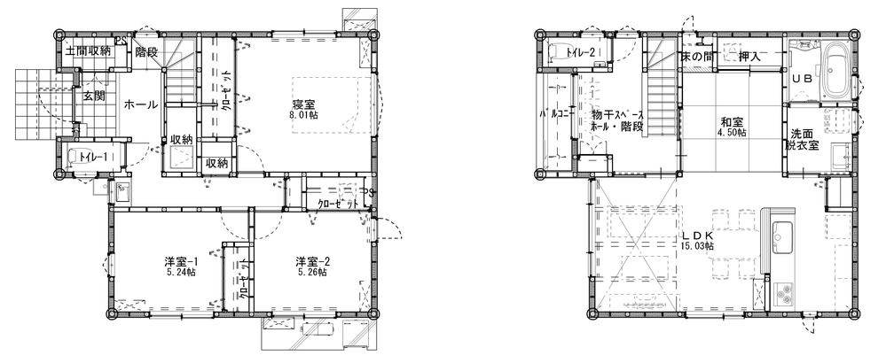 Floor plan. 28,650,000 yen, 4LDK, Land area 132.47 sq m , Building area 132.47 sq m