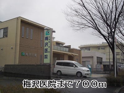 Hospital. Umezawa 700m until the clinic (hospital)