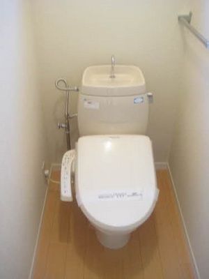 Toilet. Warm water washing toilet seat