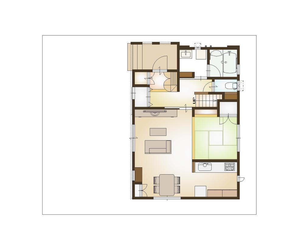 Floor plan. 25,700,000 yen, 4LDK, Land area 141.52 sq m , Building area 100.61 sq m