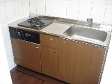 Kitchen. Stove with 2-neck