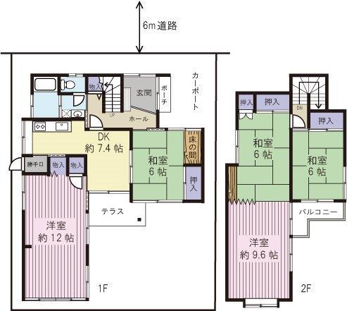 Floor plan. 10 million yen, 5DK, Land area 131.3 sq m , Building area 81.38 sq m