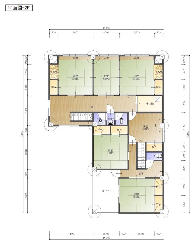 Floor plan. 28 million yen, 8K, Land area 485.06 sq m , Building area 296.3 sq m 2 floor Floor Plan