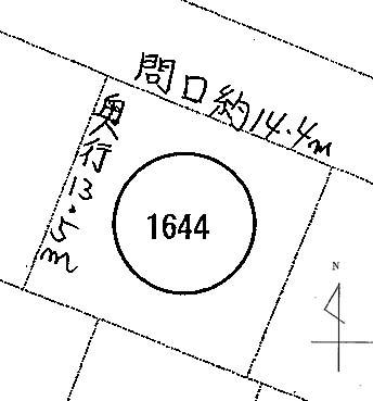Compartment figure. Land price 8.77 million yen, Land area 207.12 sq m