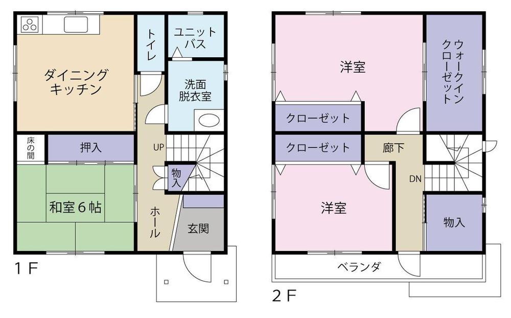 Floor plan. 17 million yen, 3DK + S (storeroom), Land area 120.67 sq m , Building area 92.74 sq m