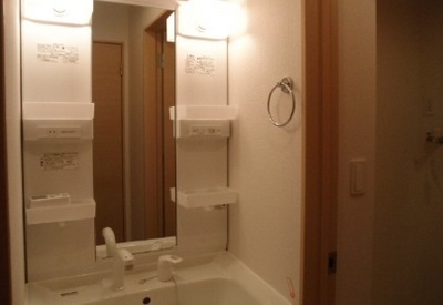 Washroom. With vanity