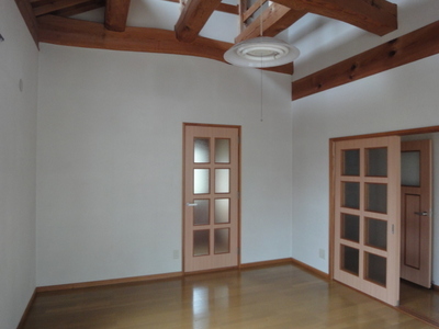 Living and room. Ceiling Takashi