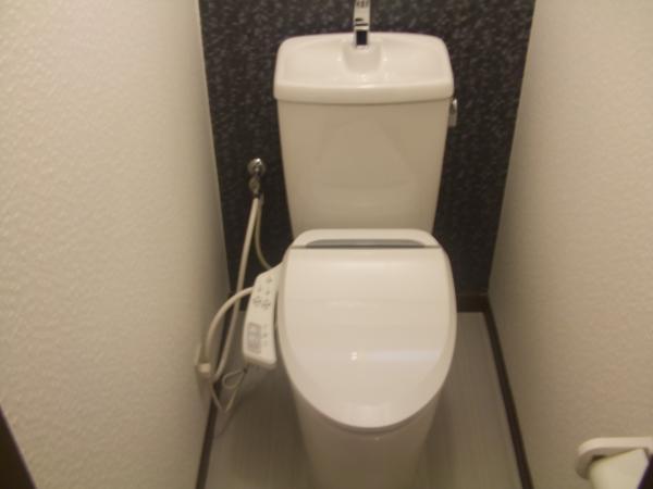 Toilet. Toilet bowl ・ Toilet seat exchange, With Washlet