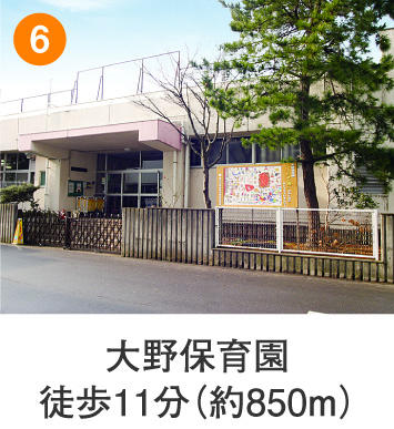 kindergarten ・ Nursery. 850m to Ohno nursery
