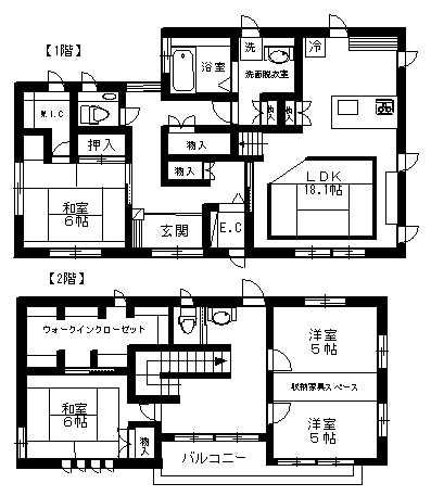 Floor plan. 39 million yen, 4LDK + 2S (storeroom), Land area 264.05 sq m , Building area 138.49 sq m