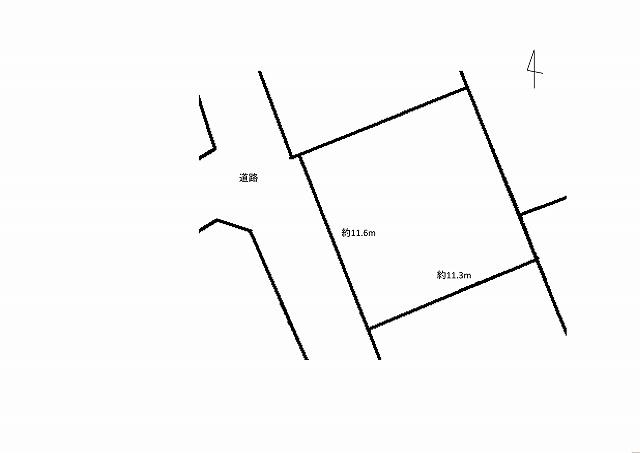 Compartment figure. Land price 4 million yen, Land area 136.82 sq m