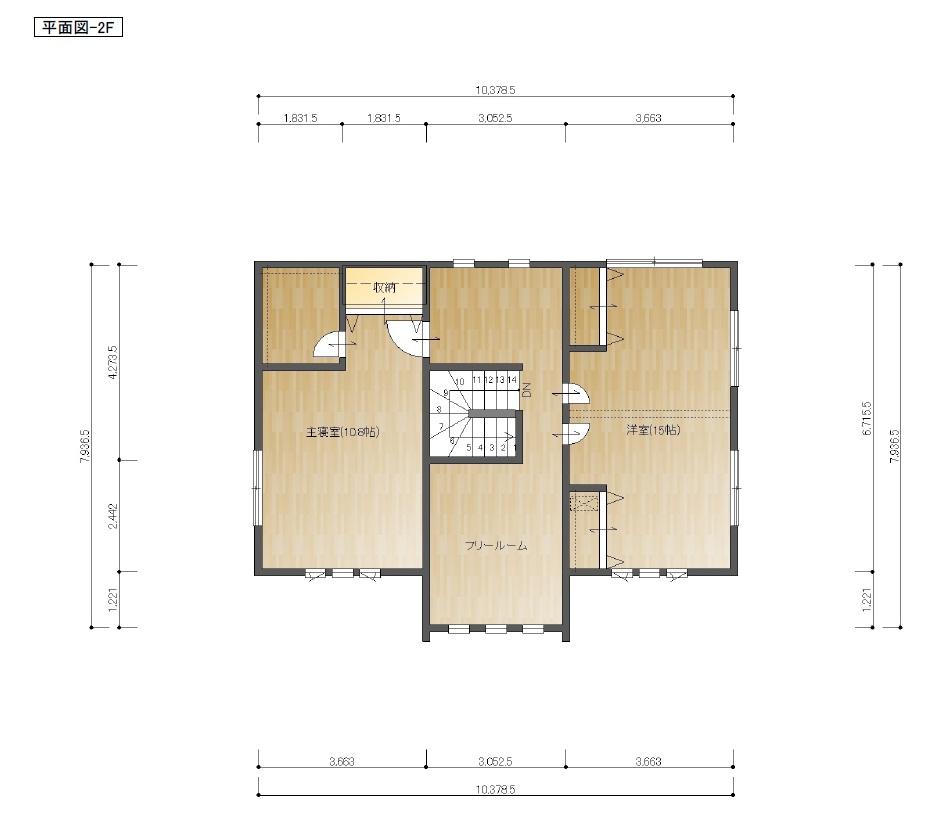 Floor plan. 17 million yen, 4LDK + S (storeroom), Land area 254 sq m , Building area 138.33 sq m 2 floor