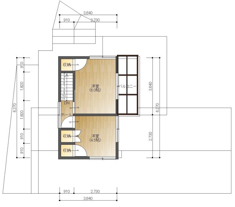 Floor plan. 9.8 million yen, 5DK + S (storeroom), Land area 273.17 sq m , Building area 112 sq m 2 floor