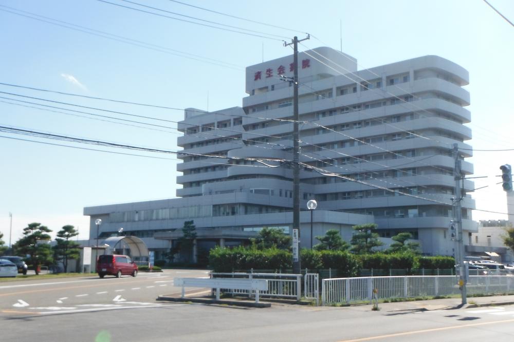 Hospital. Saiseikai 317m Niigata to a second hospital