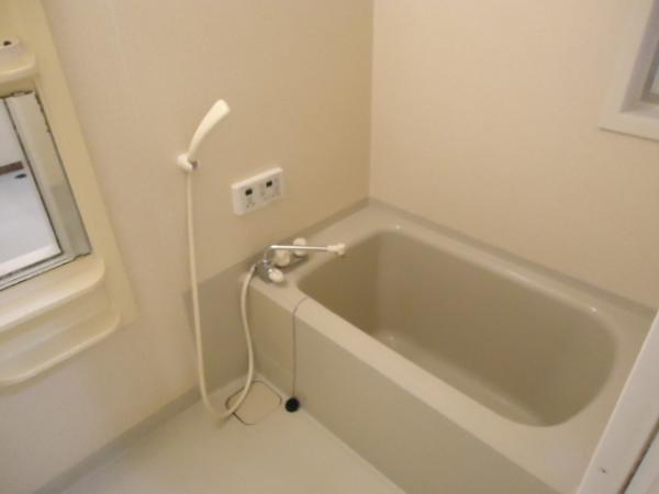 Bathroom. Easy-to-use unit bus