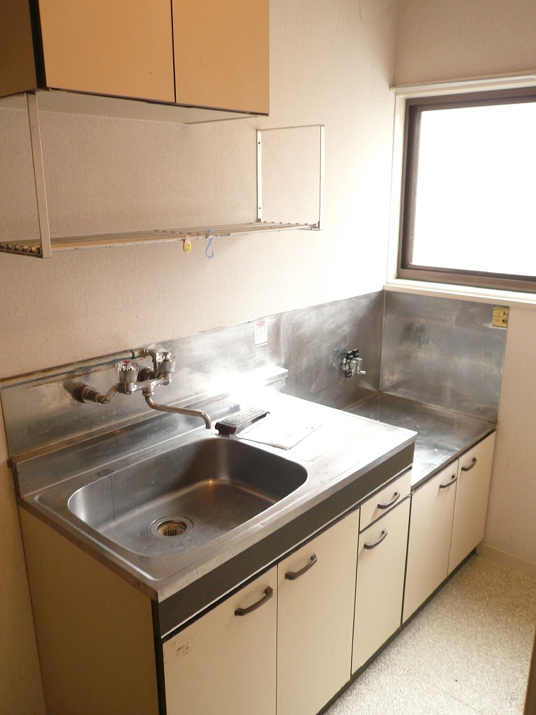 Kitchen. With gas stove 2-neck type